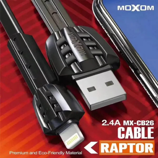 Moxom MX-CB26 Micro USB 2.4A 1M Fast Charge Data Cable - Image 4