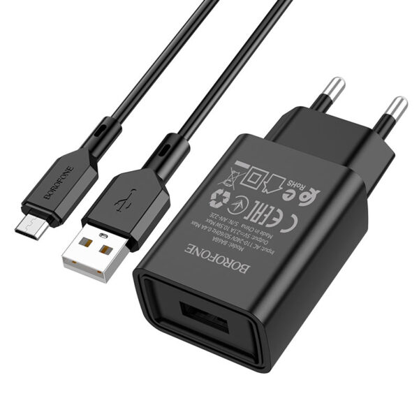 Wall charger BA68A Glacier EU set with cable - Image 3